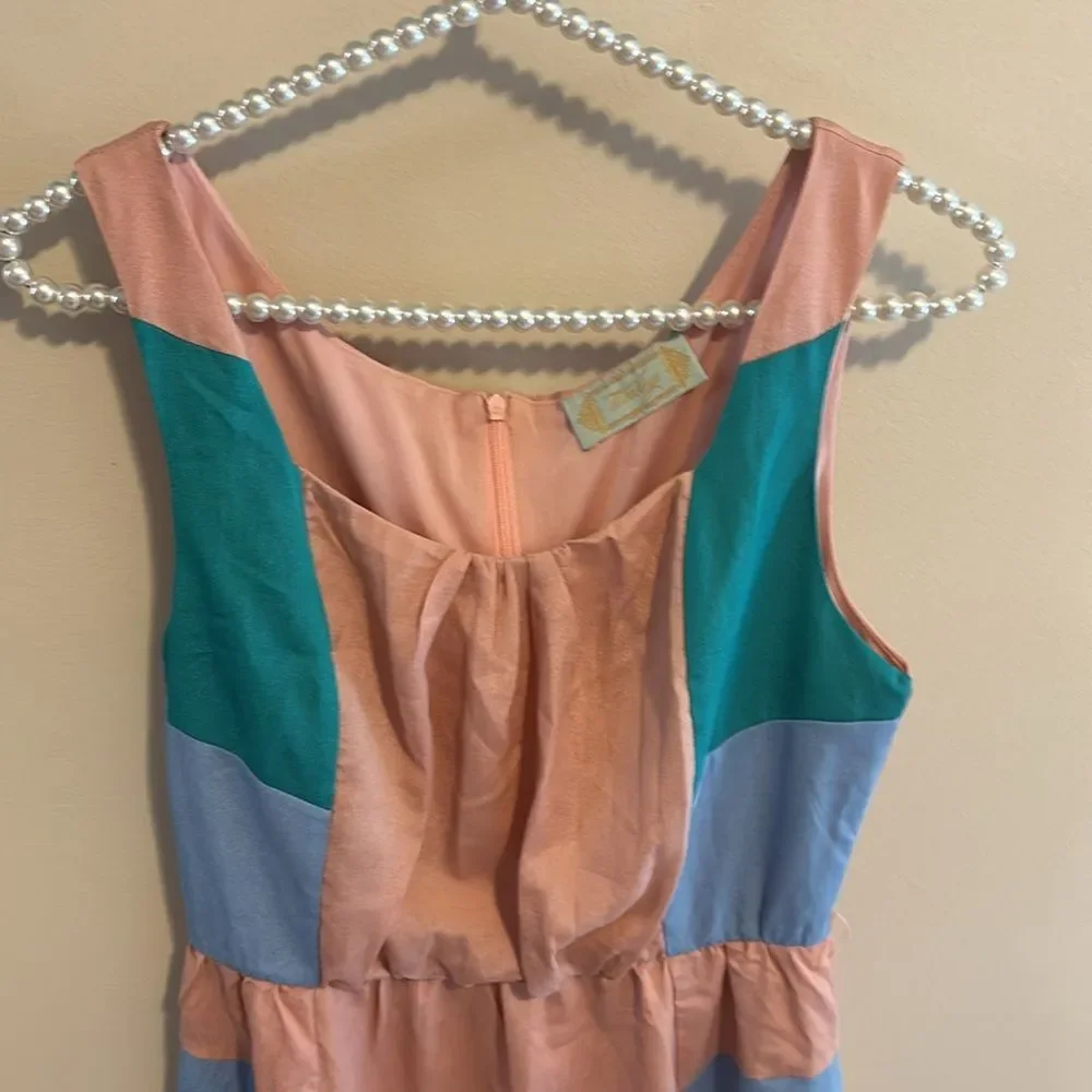 Tinley Colorblock Sleeveless Dress size small - Picture 2 of 7